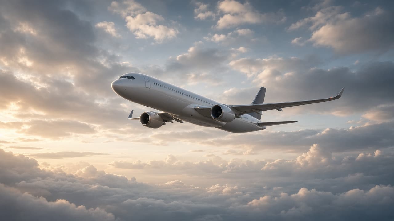 An airplane in a dream
