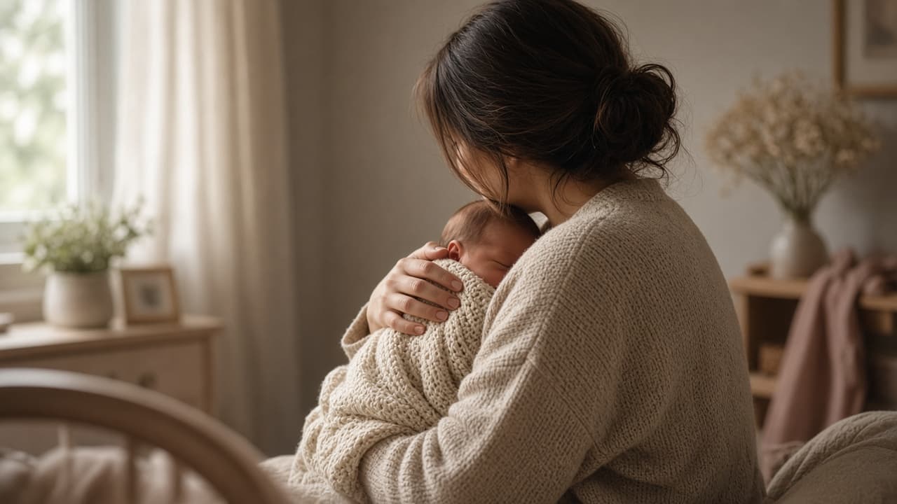 Breastfeeding a baby in a dream