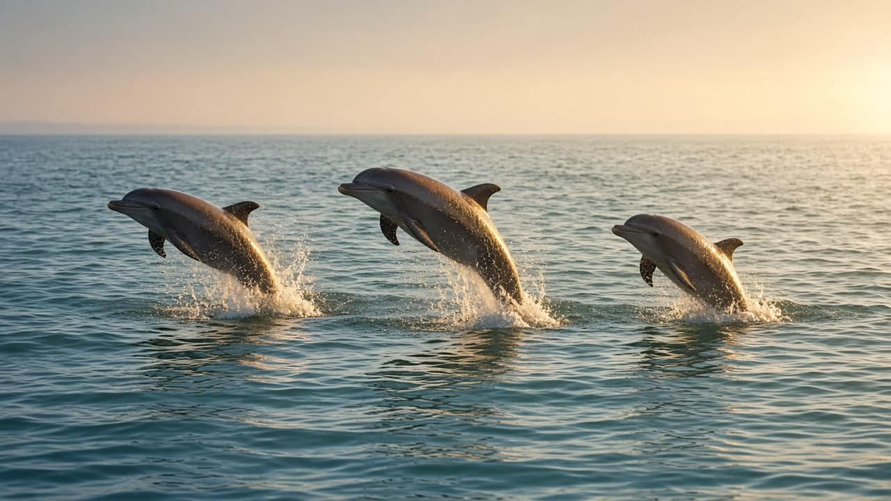 Dolphins in a dream