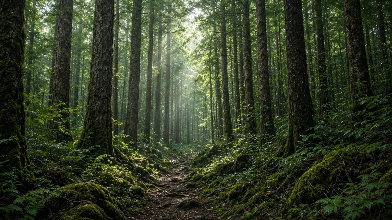 A forest in a dream