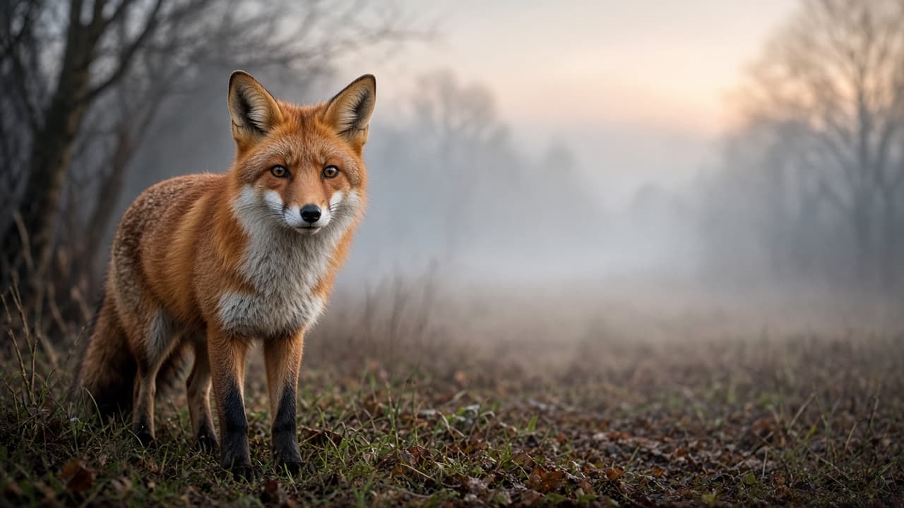 Red fox in a dream