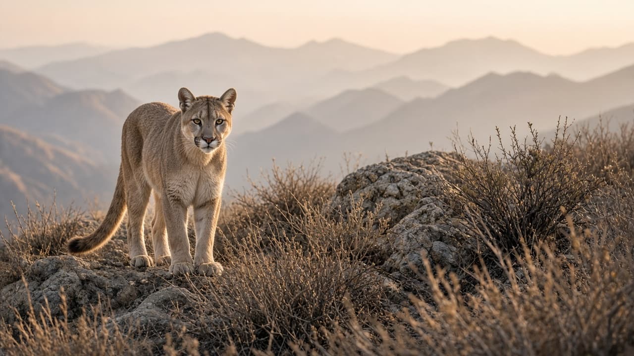Mountain lion in a dream