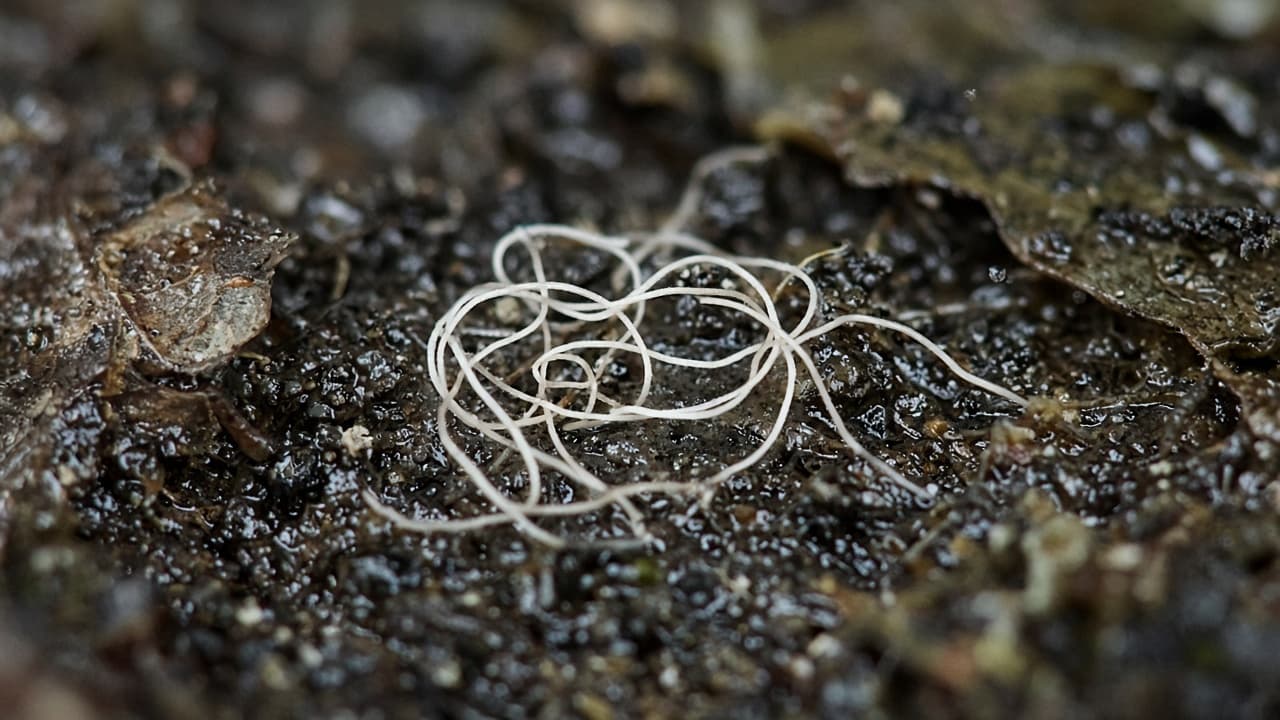 A hidden parasite on skin in a dream
