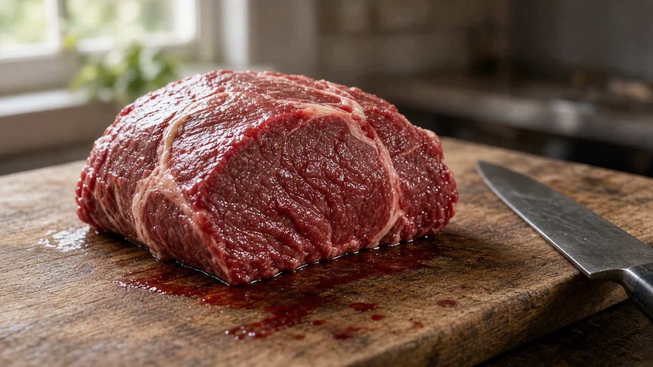 Raw meat in a dream