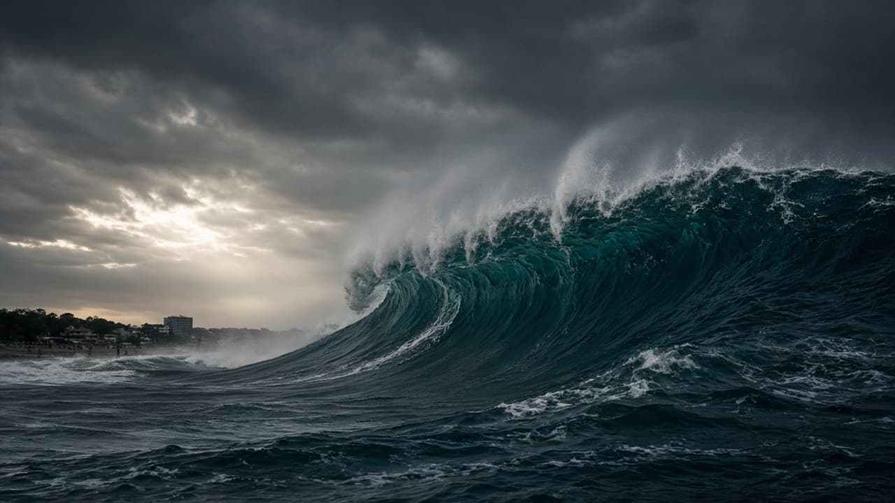 A tsunami in a dream