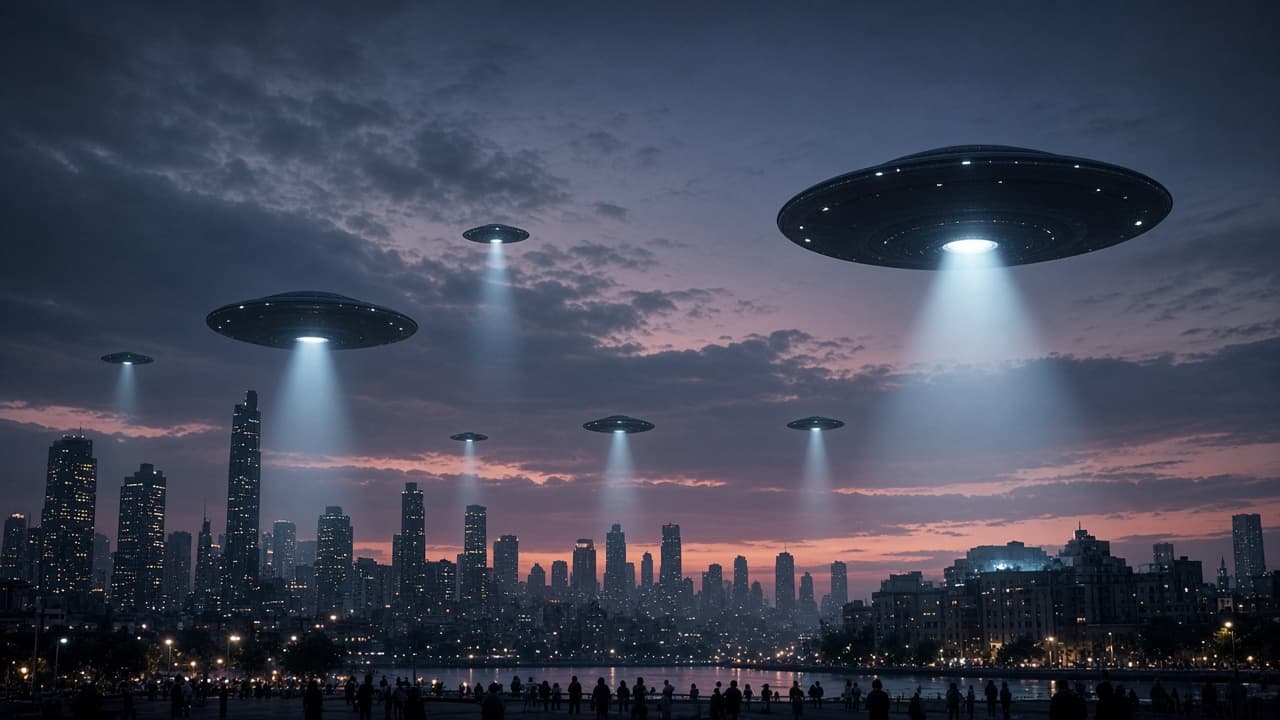 An alien invasion in a dream