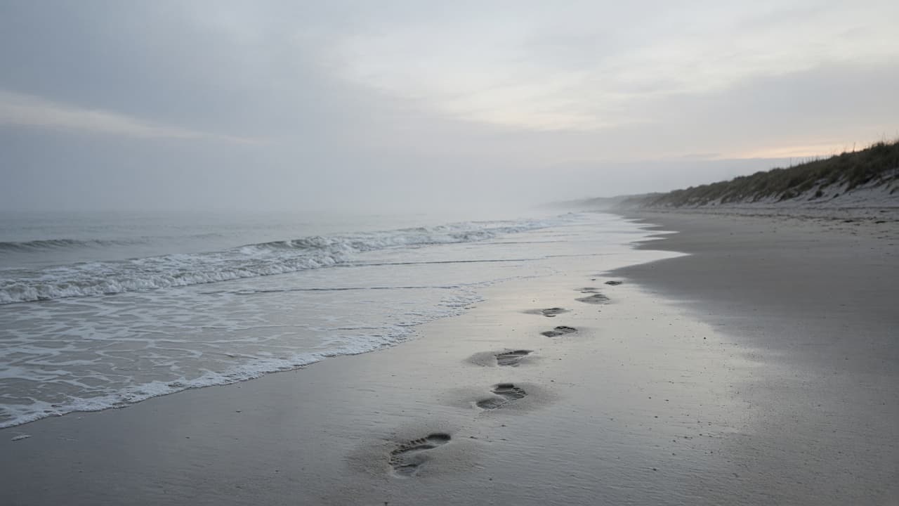 A beach in a dream