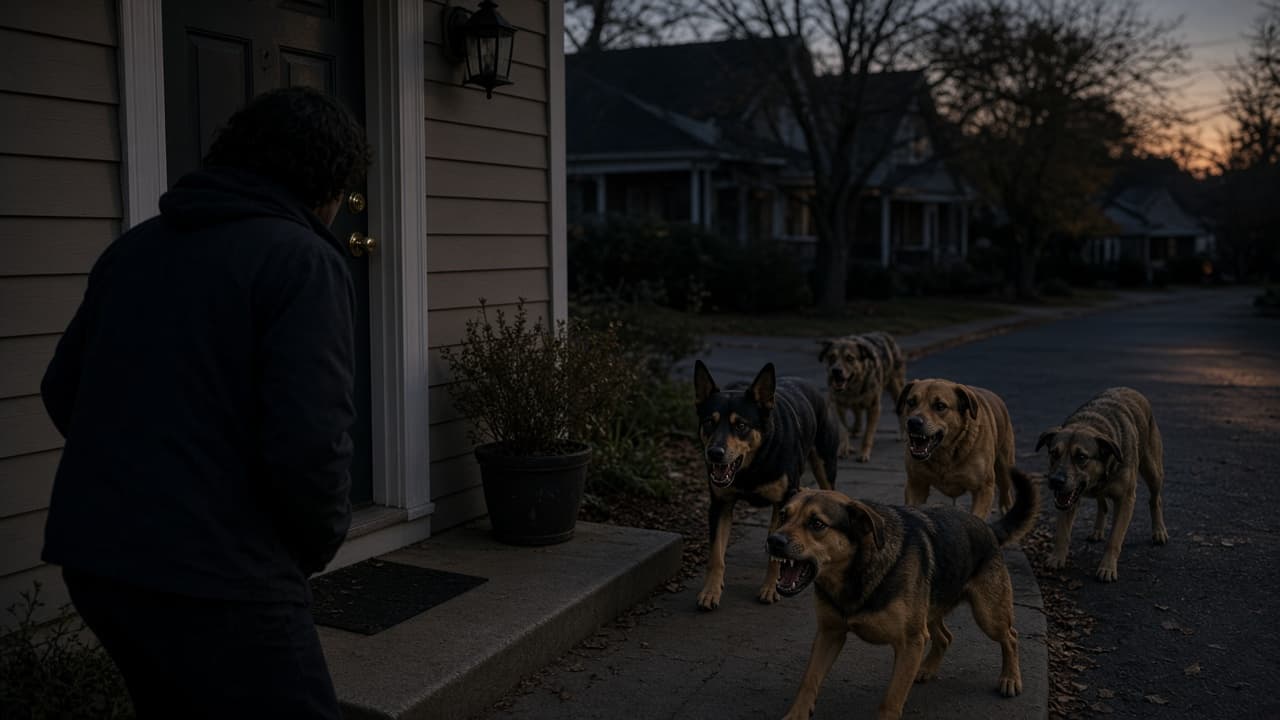 Dogs attacking in a dream
