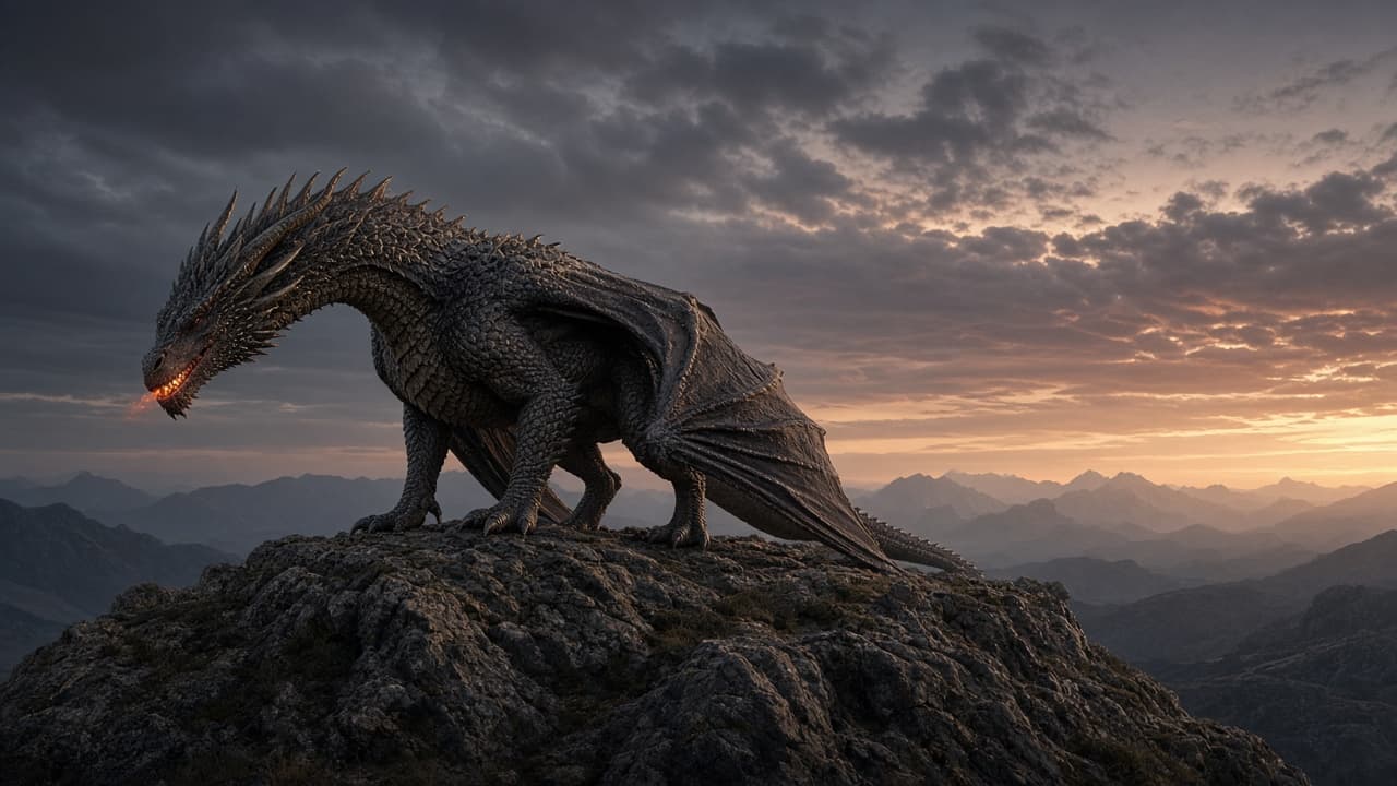 A dragon in a dream