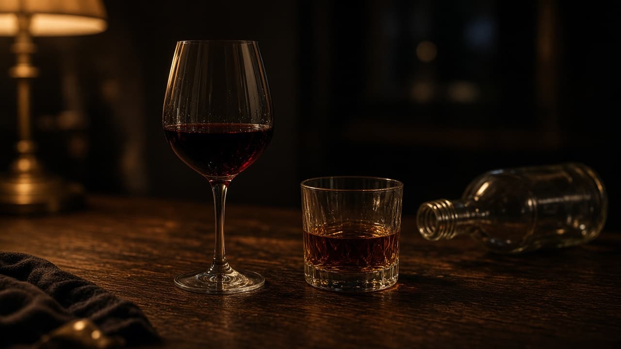 Drinking alcohol in a dream