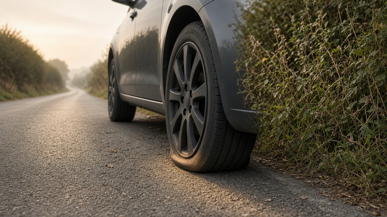 Flat tire in a dream
