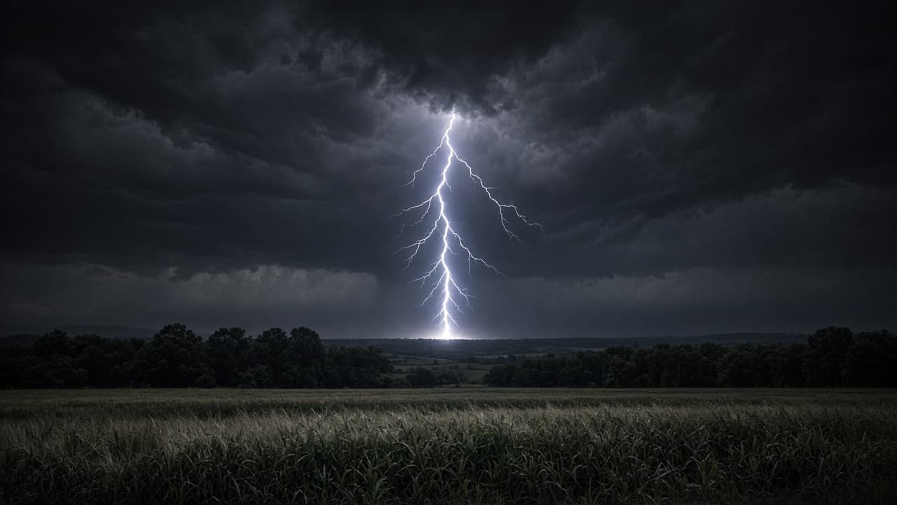 Lightning in a dream
