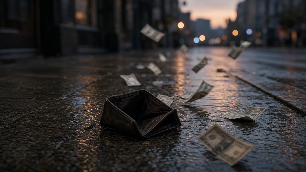 Losing money in a dream