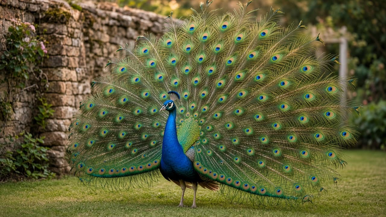 Peacock in a dream